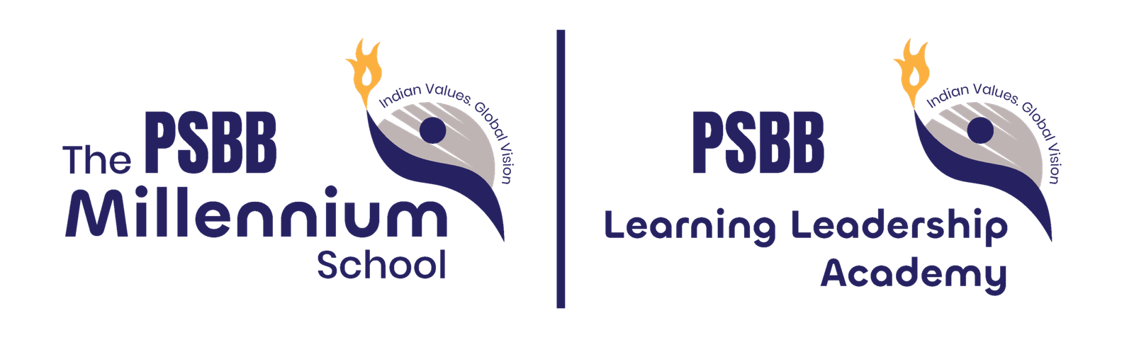 the PSBB millennium school logo